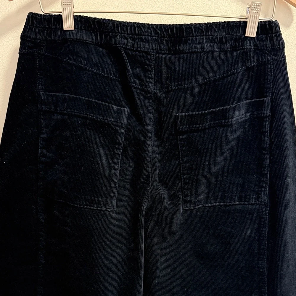 Pilcro Black Corduroy Barrel Pants - Picture 5 of 5